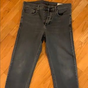 Rag & Bone 34x 30 dark gray denim